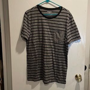 Express Striped Pocket Tee